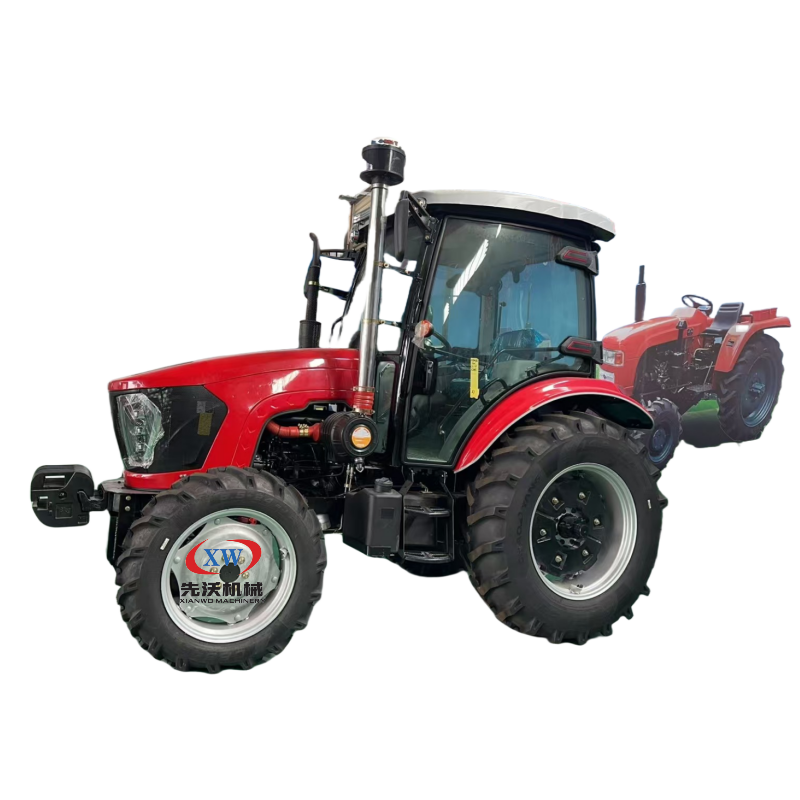 Cab Tempered Glass Door 1004 Tractor 4 Cylinder 4 Drive Agriculture Tractor Machines