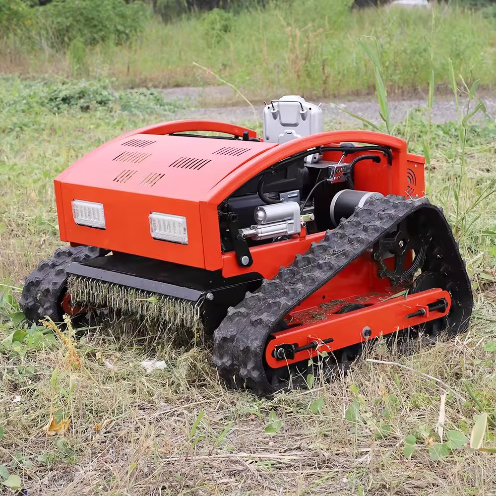 All Terrain Robotic Remote Control Lawn Mower the Most Durable 550 mm 800 mm 1000 mm Lawn Mower for Agriculture and Forest
