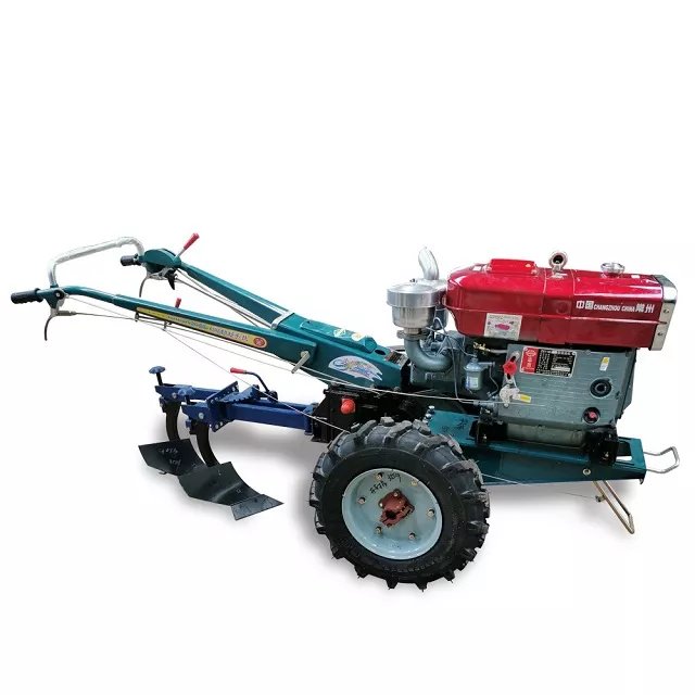 12hp Diesel Agricultural Mini Power Tiller Trailer Walking Tractor