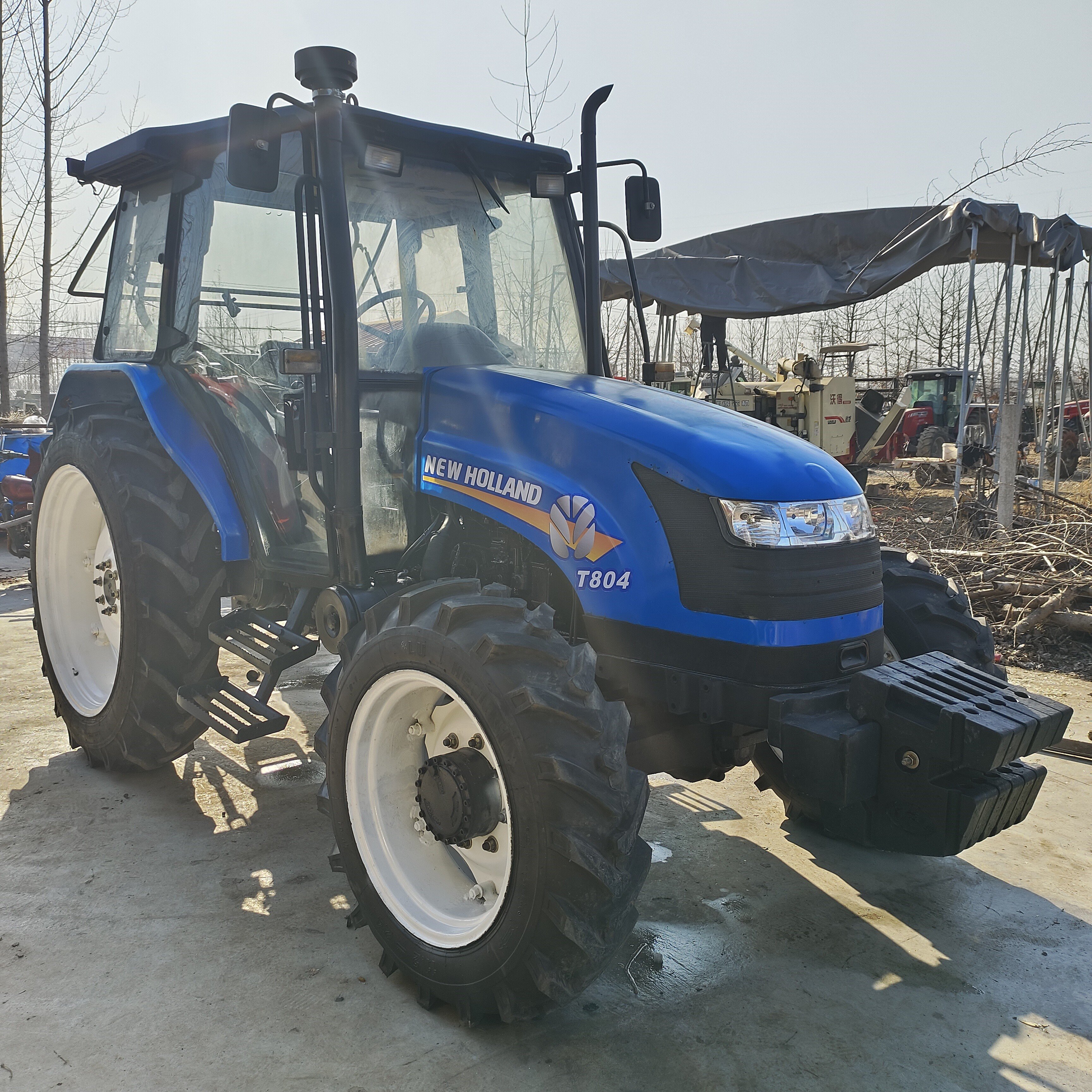 Hot Sale New Ans Holland 80HP Agricultural Farm Tractor