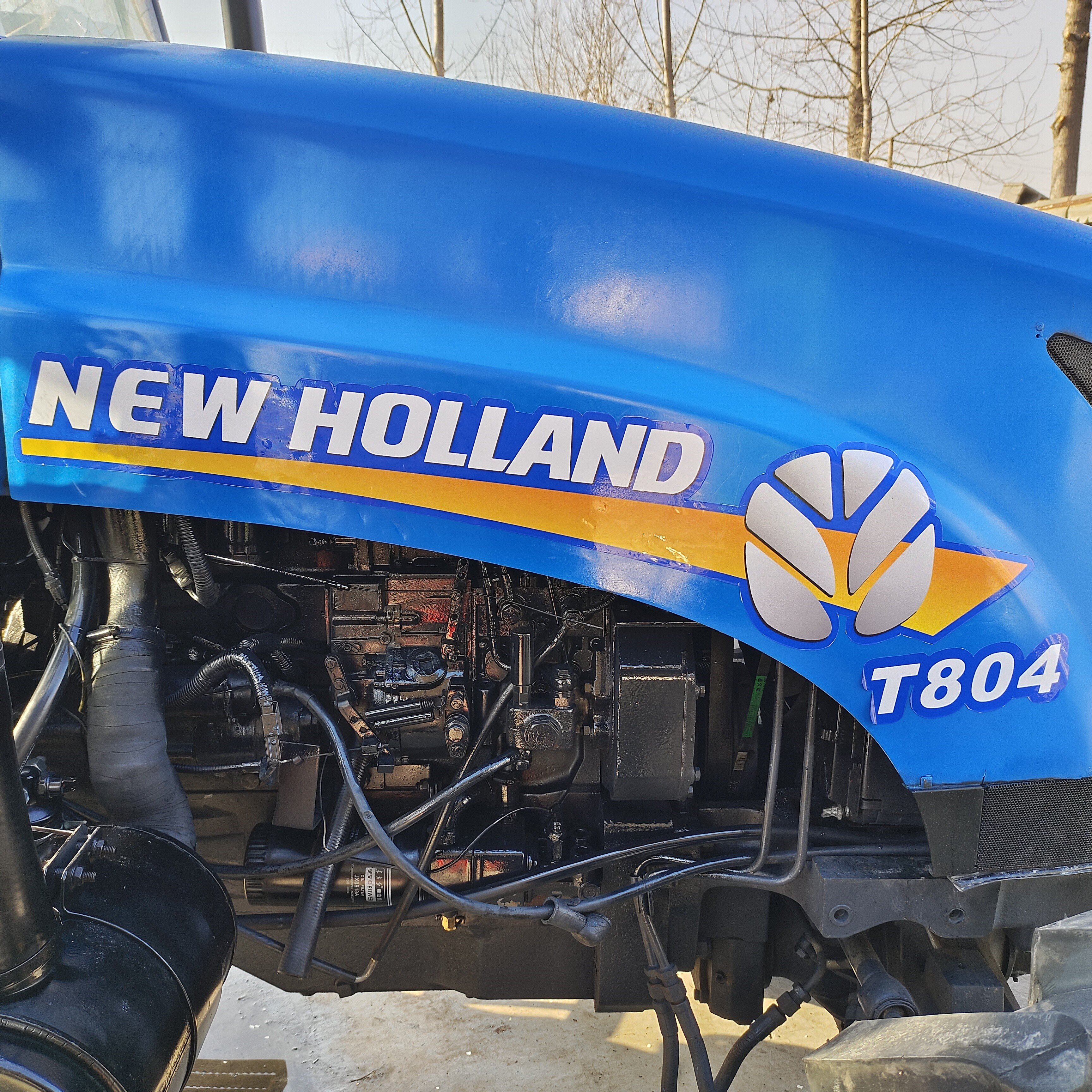 Hot Sale New Ans Holland 80HP Agricultural Farm Tractor