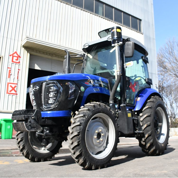 Hot Sale 120HP Mini Agricultural Tractor 4x4 Mini Farm Wheeled Tractor Farm 4wd Tractor for Sale