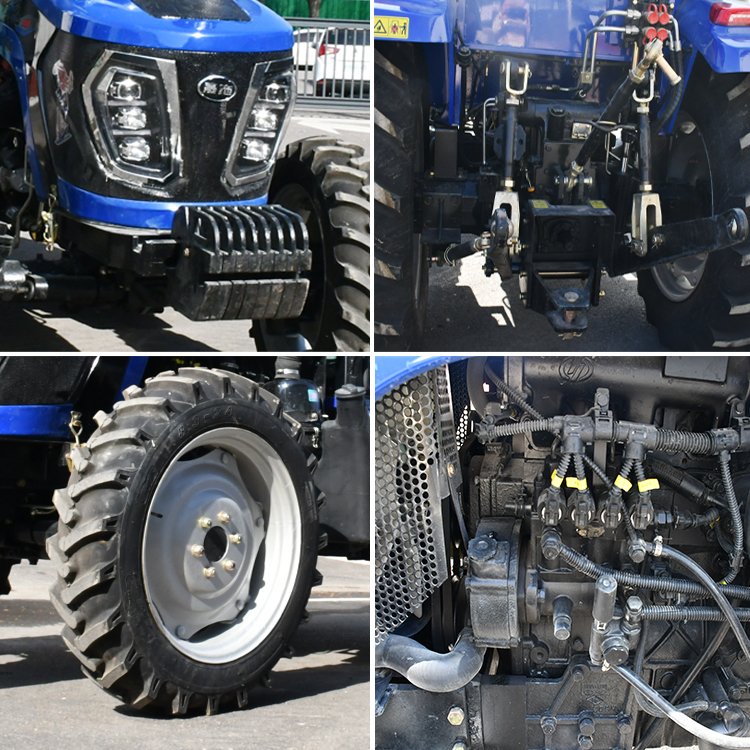 Hot Sale 120HP Mini Agricultural Tractor 4x4 Mini Farm Wheeled Tractor Farm 4wd Tractor for Sale