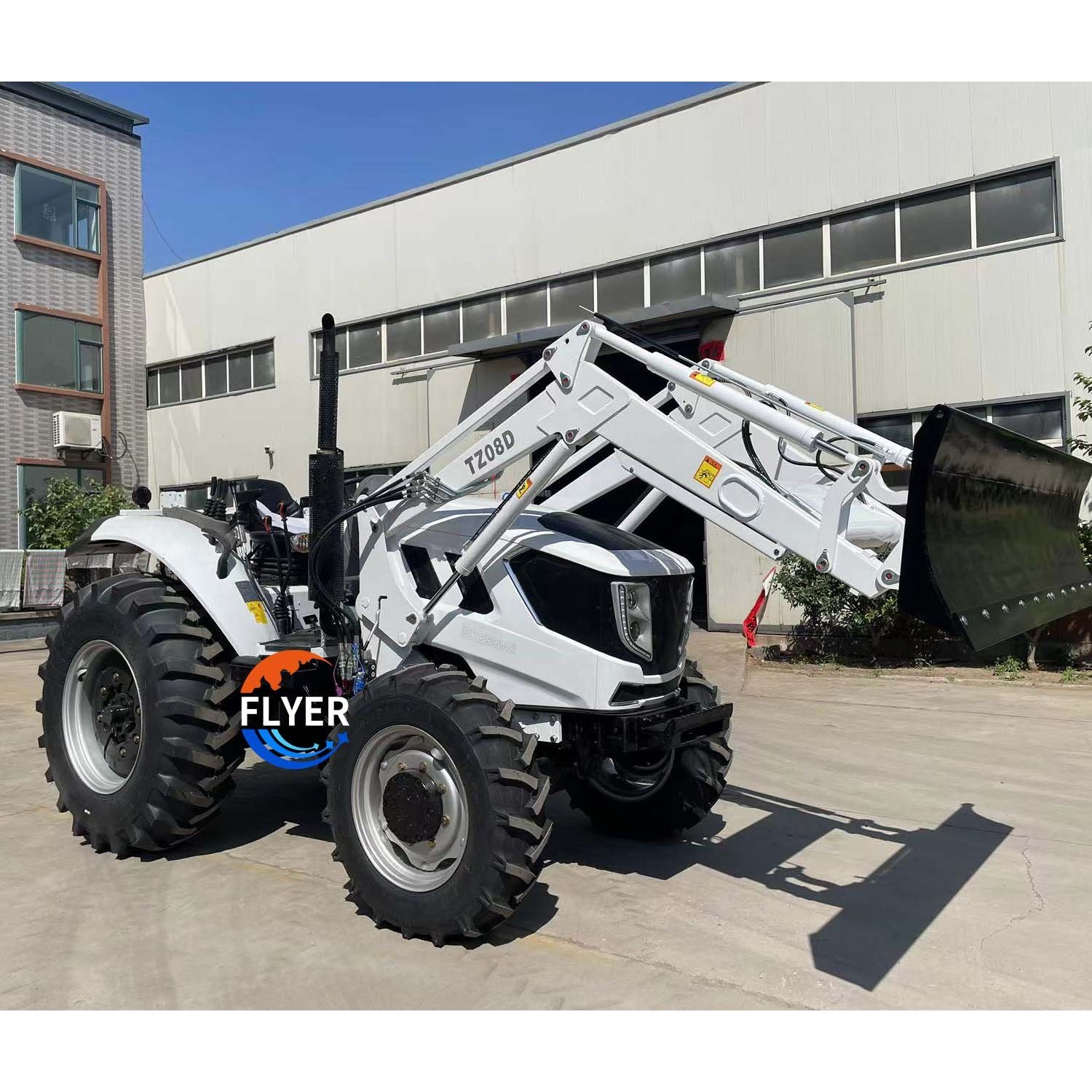 Multifunctional 90HP 4X4 Wheel Farm Tractor Tractors for Agriculture CE Hot Sale