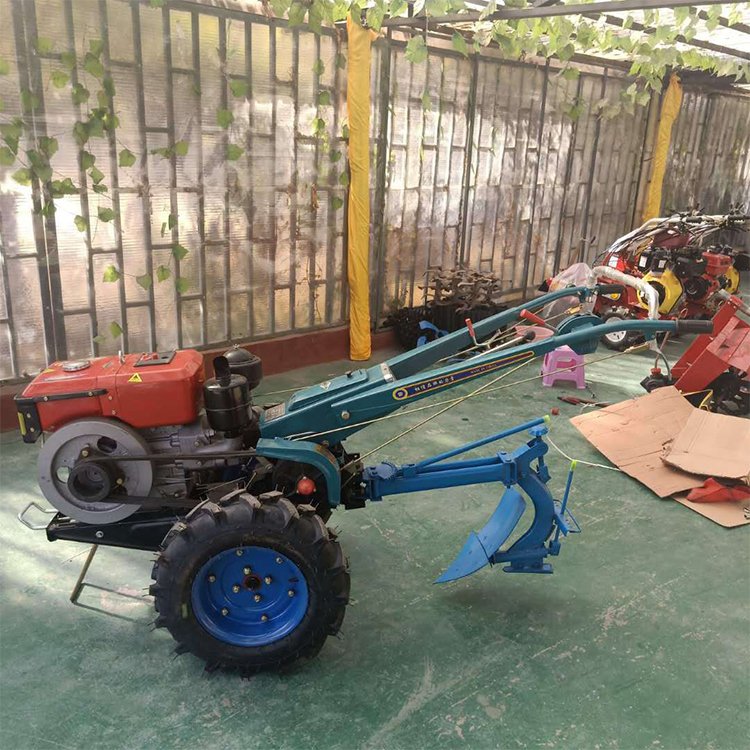 Mini Power Tiller 2 Wheels Walking Hand Tractors Farm Tractor With 12Hp for Agricultural for Sale