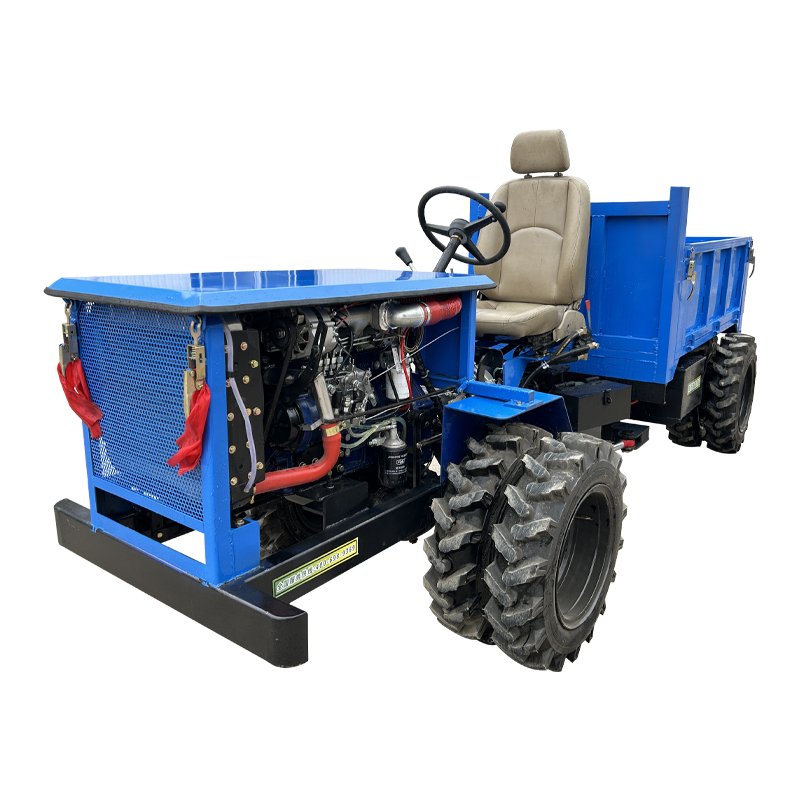 ISO Approved 30HP 4wd Max 3 Tons Loading 4 Wheels Drive Transporter Bamboo Wood Log Tractor Hilly Slope M1300 Vehicles