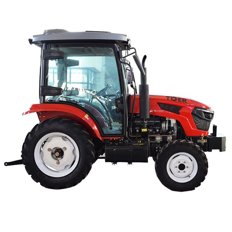 TDER Agricultural Machine Equipment 4 Cylinder Engine 50hp 60hp 70hp 80hp Tractor With Cabin