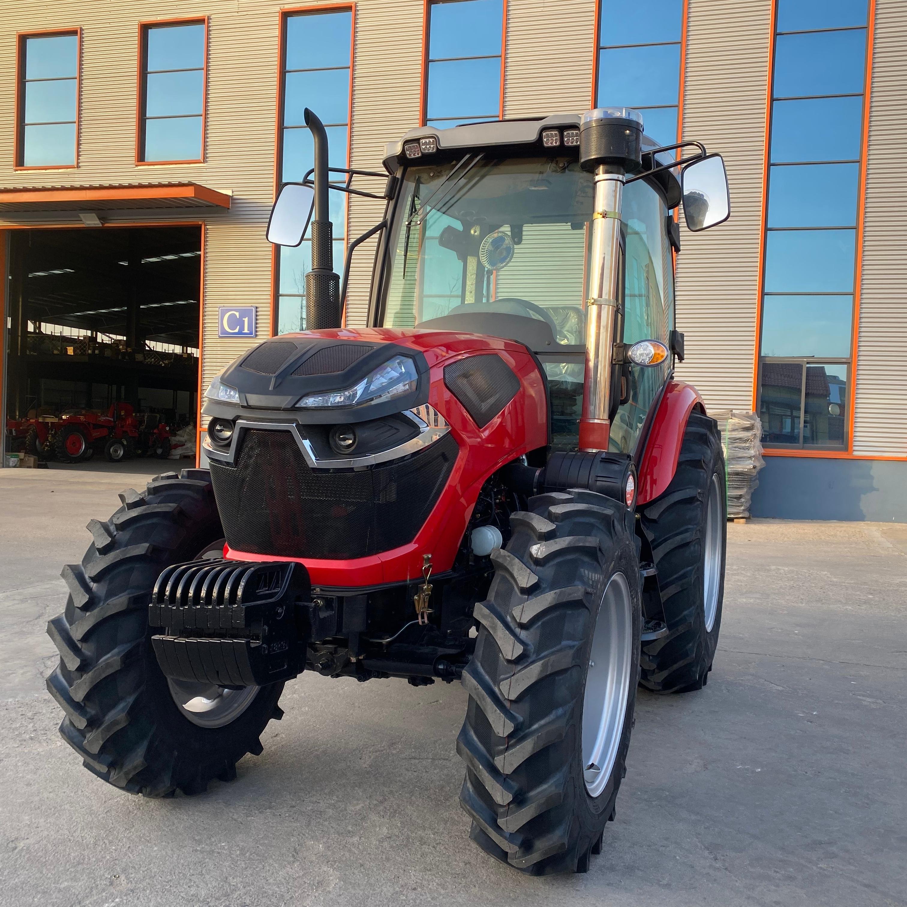 Multifunctional 4WD Wheel Tractor Tires Size With Engine Core Components