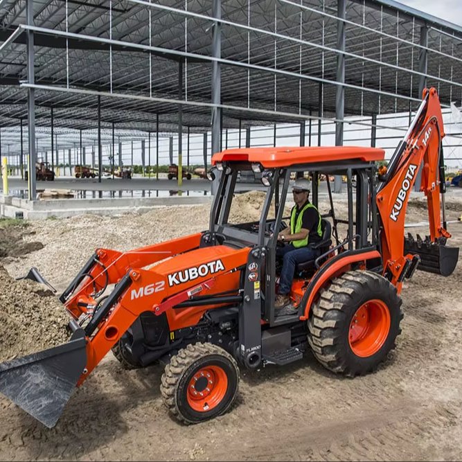 Kubota 4WD Wheel Tractor Loader Backhoe for Sale with Automatic Engine Pump Gearbox Long Service Life Key Selling Points