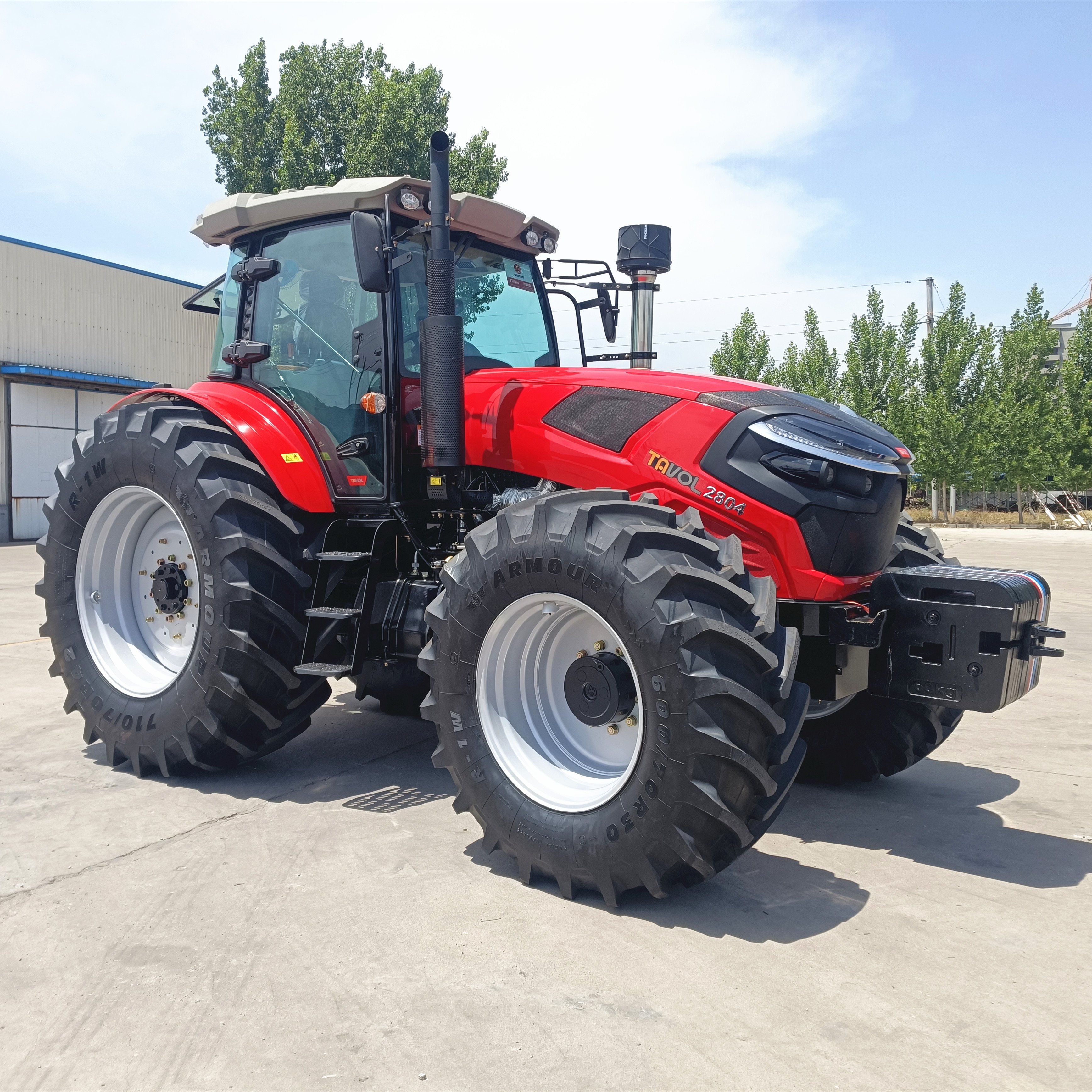 Farming 4x4 Wheel Tractor for Sale 2024 New Products 120HP 130HP 140HP 150HP 160HP 170HP 180HP Multifunctional Power Pump 4500