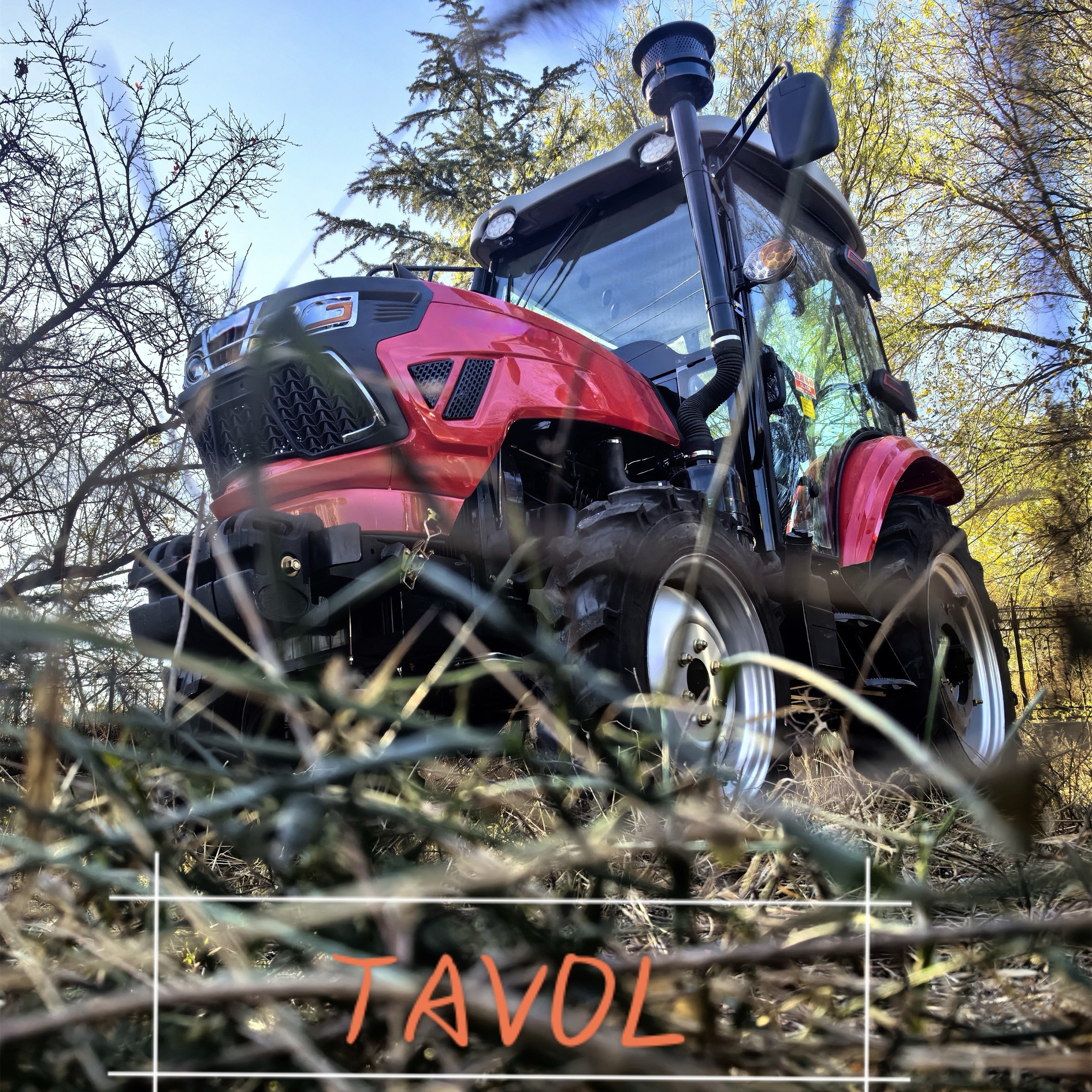 2025 Wholesale 70hp Agricultural Tractor Steering Wheel Four Wheel Tractor for Hot Selling