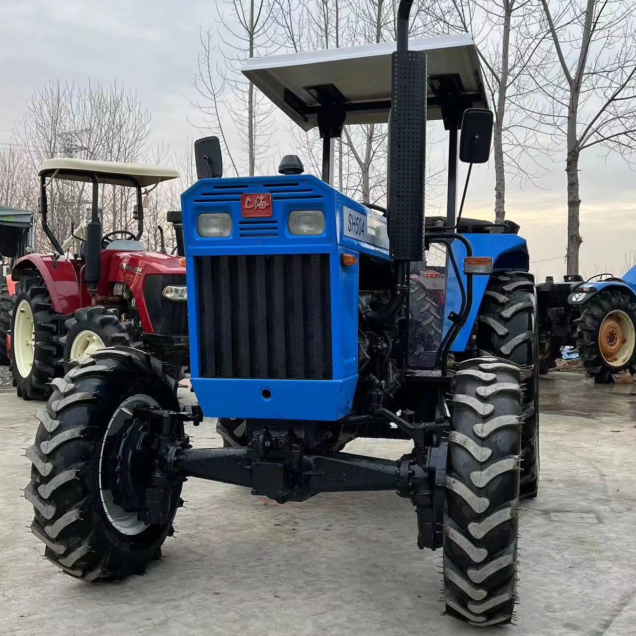 Used Shanghai 50HP SH504 Tractors Popular for Peru Market