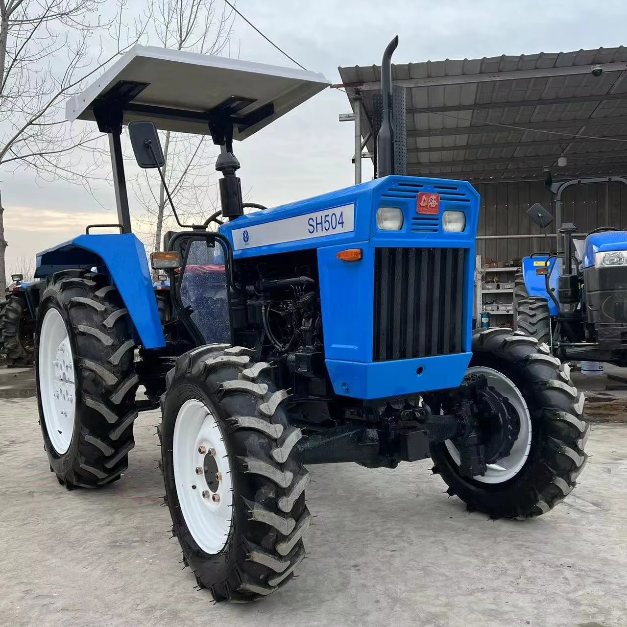Used Shanghai 50HP SH504 Tractors Popular for Peru Market