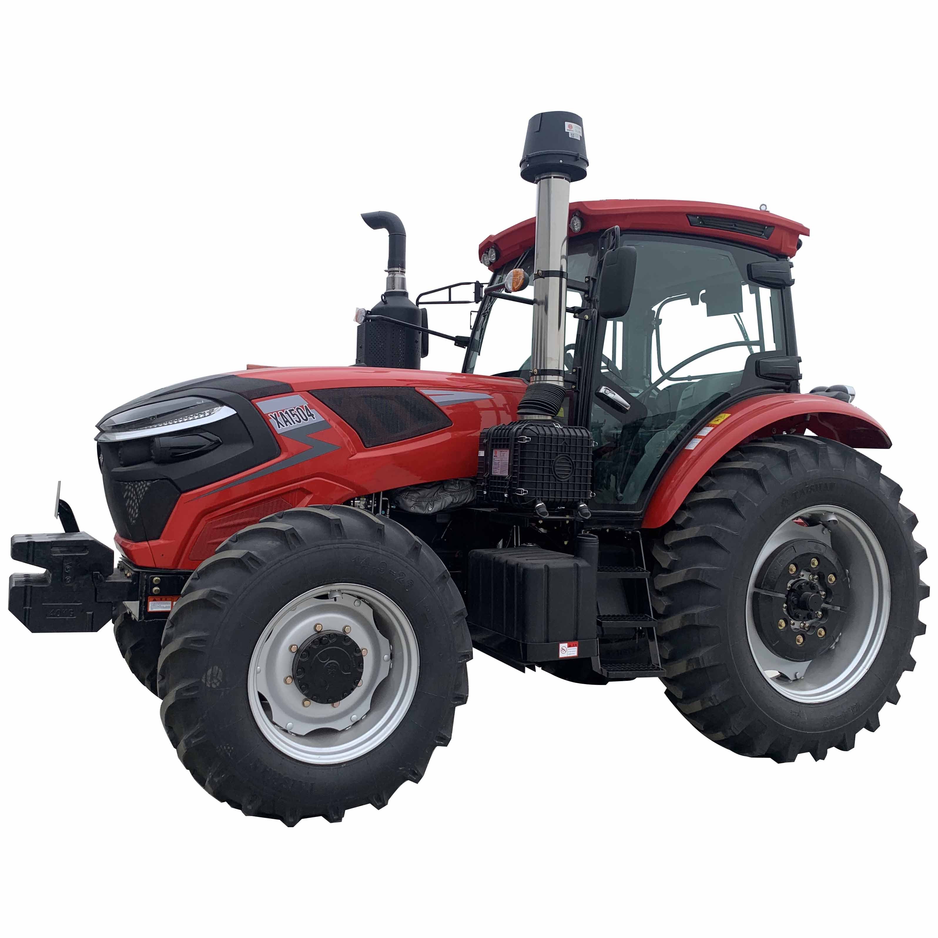 For Agriculture Use Good Sales Chinese Factory Import Yunnei Diesel Engine AC Cabin 4x4 150hp Tractor With Small Tyre