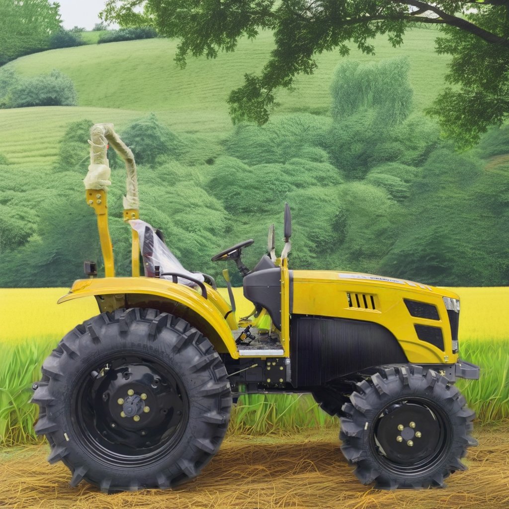 EV Tractors New Energy Battery Powered Pure Electric 50HP Agricultural Mini Farm Tractor with CE Best Price