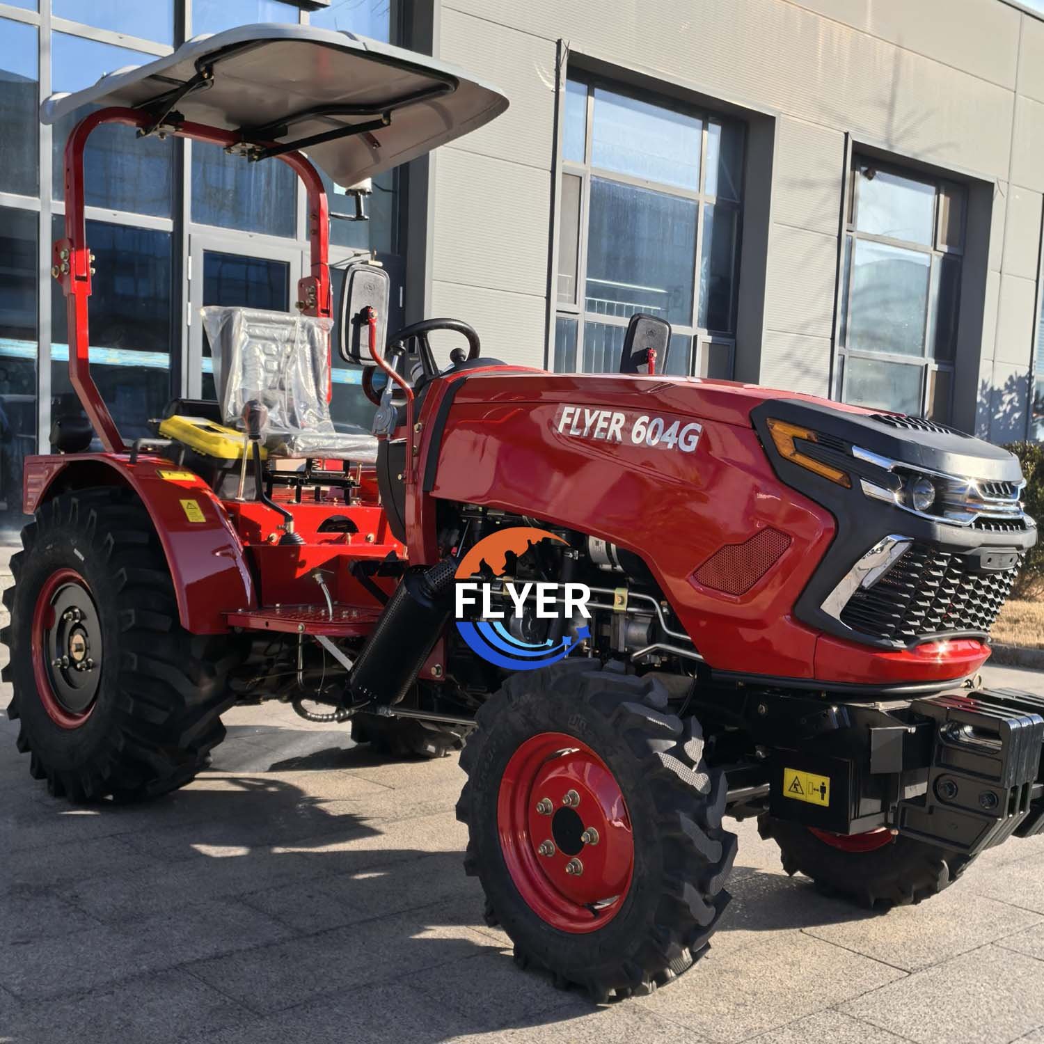 New 60HP Mini Tractor 4x4 Drive Diesel Engine Agricultural Orchard Machine Garden Wheel Tractor for Sale