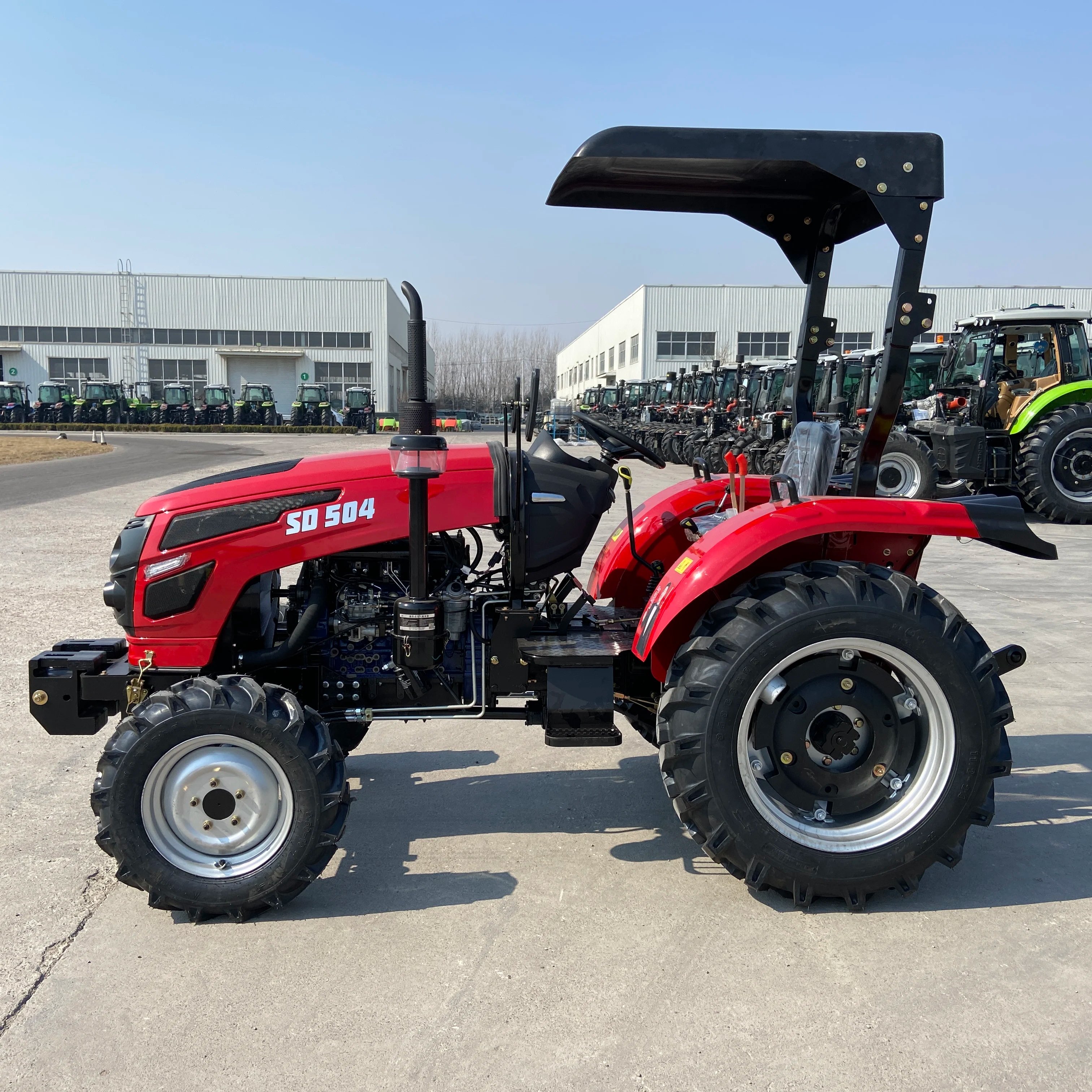 Tractors Mini 4x4 50HP4WD HT504-E Tractor Agriculture With Hydraulic Steering