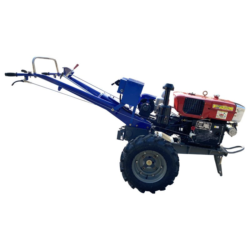 Hot Sale 2WD Mini Agricultural Equipment Featuring Core Engine and Gearbox Components Walking Tractor New Plow for Sale