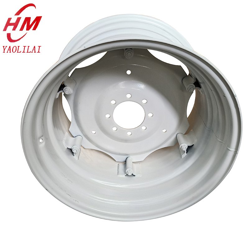W20x30 Agriculture Equipment Kubota Front Rear Farm Tractor Wheels and Hub Tires With Rims Lug for Adjustmentfor 23.1-30
