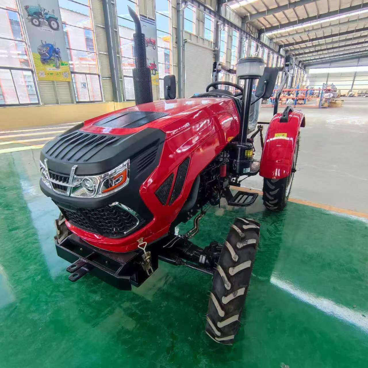 4x4 35hp Agricultural Garden Lawn Farm Mini Greenhouse Air-conditation Cab Heated Plow Plough Disc Like Deere Farrow Tractor
