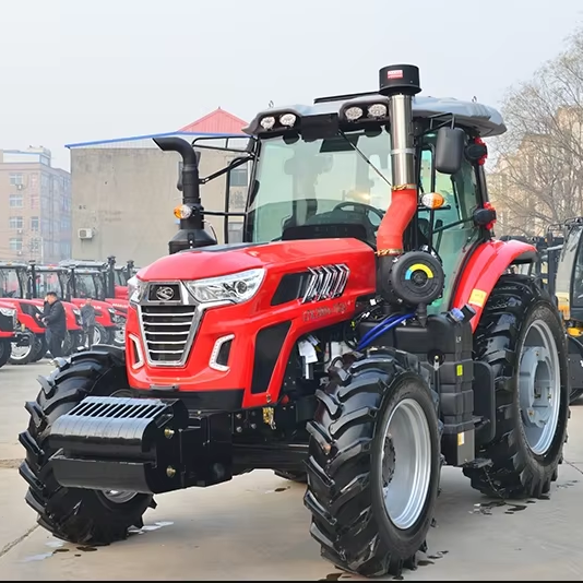 Massey Ferguson 200HP 4WD Wheel Farm Tractor Mini Agricultural Equipment Weichai Engine Gearbox Motor Pump Gear 200HP Rated