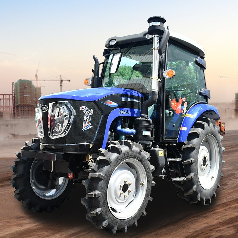 2024 New Design Hot Sale Chalion 80HP 90HP 100HP 110HP 120HP Wheel Tractor With Corn Seeder Planter for Sales Price