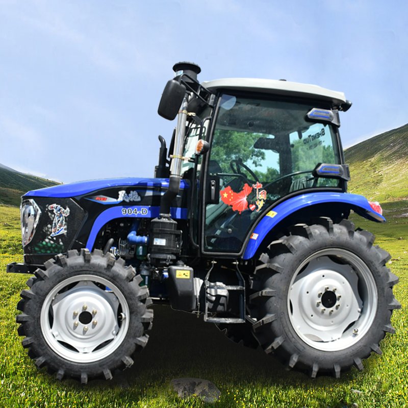 2024 New Design Hot Sale Chalion 80HP 90HP 100HP 110HP 120HP Wheel Tractor With Corn Seeder Planter for Sales Price