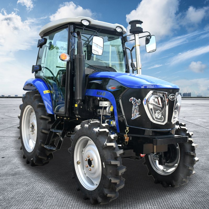 2024 New Design Hot Sale Chalion 80HP 90HP 100HP 110HP 120HP Wheel Tractor With Corn Seeder Planter for Sales Price