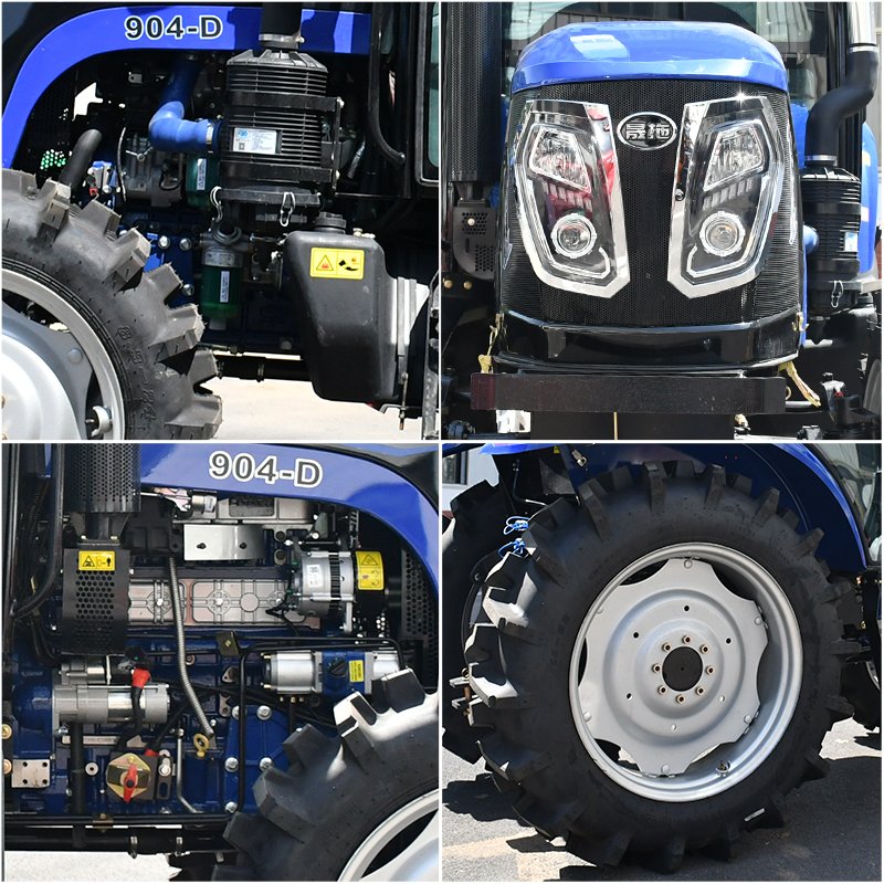 2024 New Design Hot Sale Chalion 80HP 90HP 100HP 110HP 120HP Wheel Tractor With Corn Seeder Planter for Sales Price