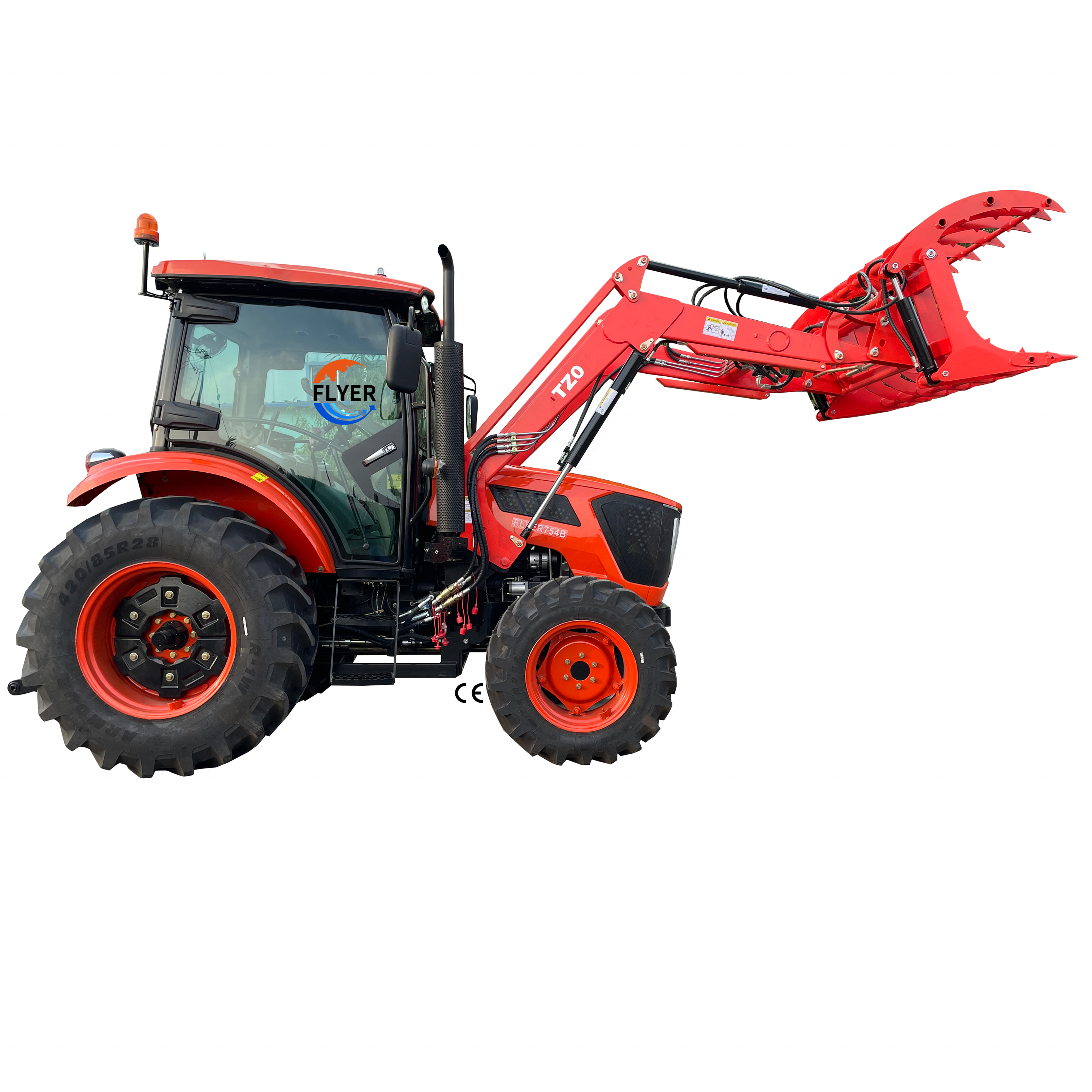 60hp Farming Tractor 65hp 70hp 75hp Tractors Big Farm Machinery Equipment Agricultural 4wd Tractor 85hp with Sunshade