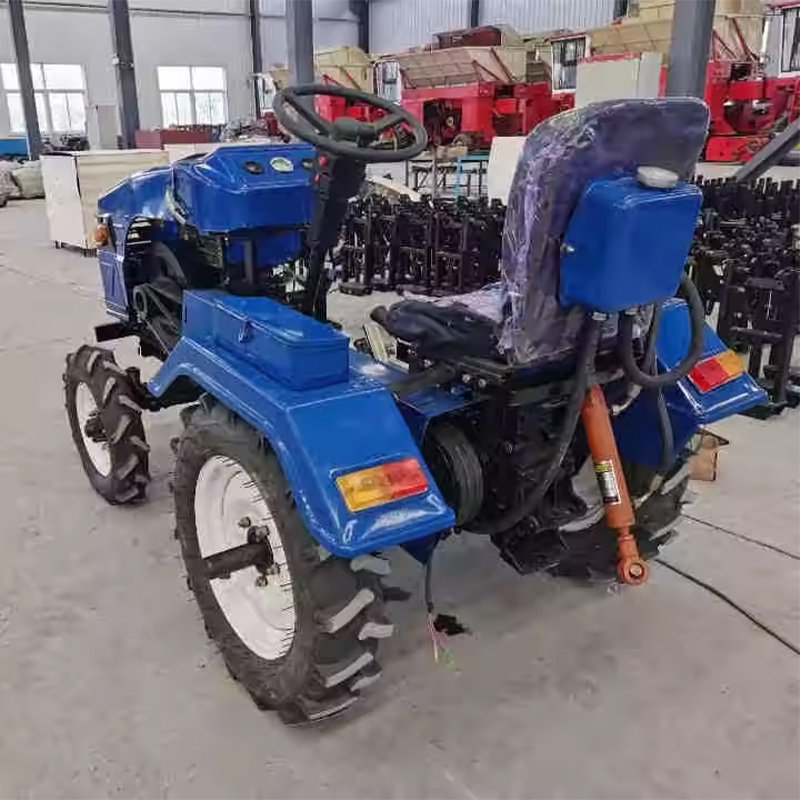 Little 4wd New Farmer 15hp Tractor Hydraulic Wheel Agricultural Mini 4x4 Farming Tractors Powerwheel for Sale