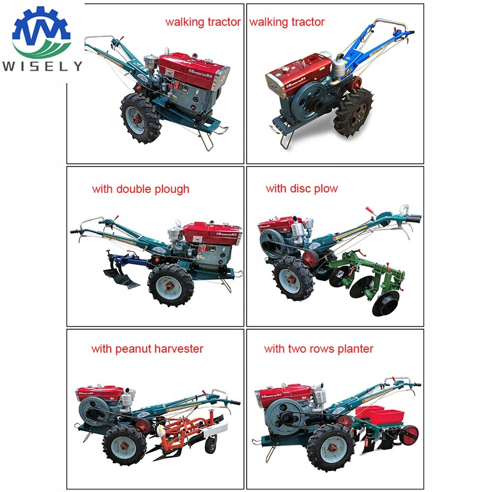 Walking Tractor 20 hp Two Wheel Mini Garden Tractors