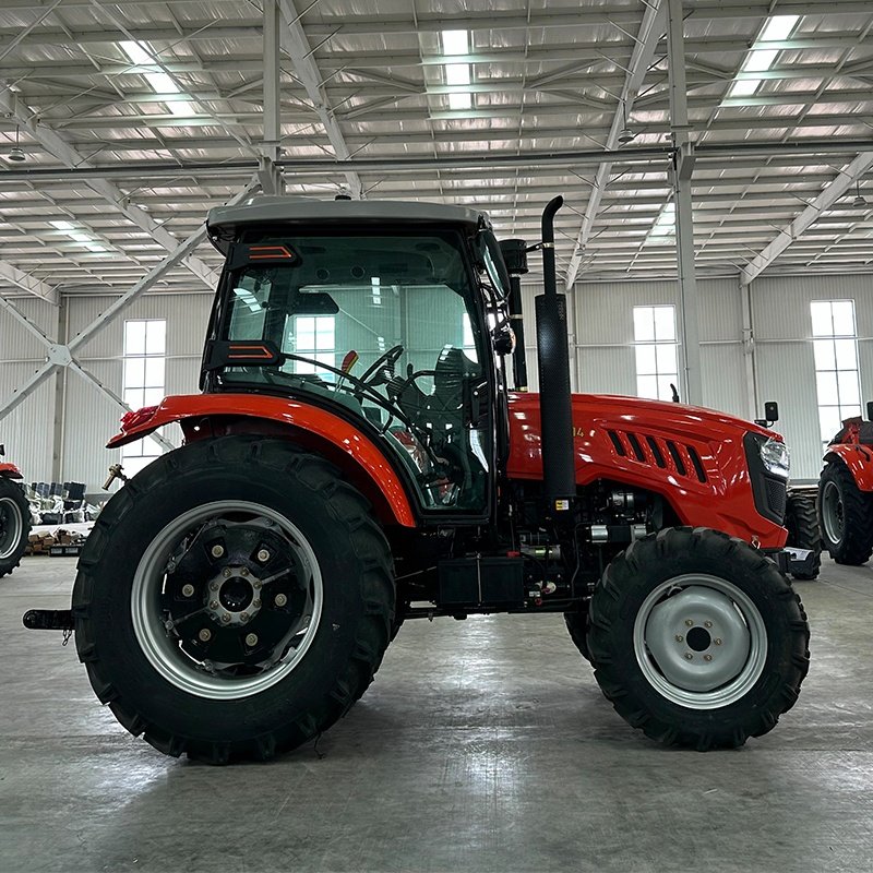 China Factory 4X4 Wheel 4WD Manufacturer 50HP 60HP 70HP 80HP 90HP Farm Tractor Garden Tractor With Optional Parts
