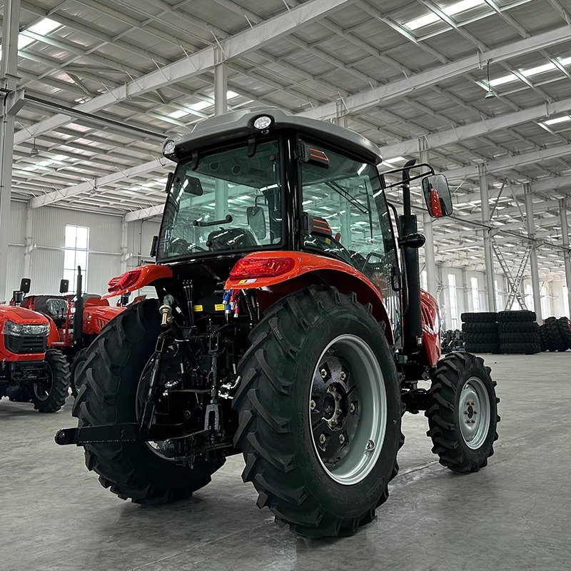 China Factory 4X4 Wheel 4WD Manufacturer 50HP 60HP 70HP 80HP 90HP Farm Tractor Garden Tractor With Optional Parts