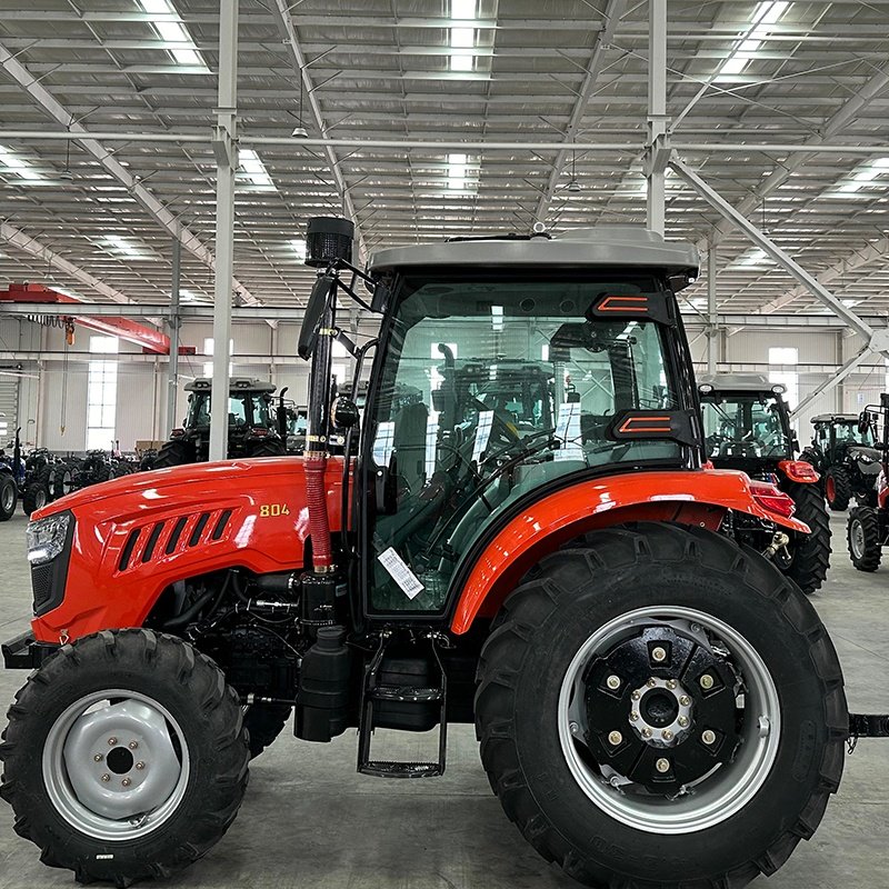 China Factory 4X4 Wheel 4WD Manufacturer 50HP 60HP 70HP 80HP 90HP Farm Tractor Garden Tractor With Optional Parts