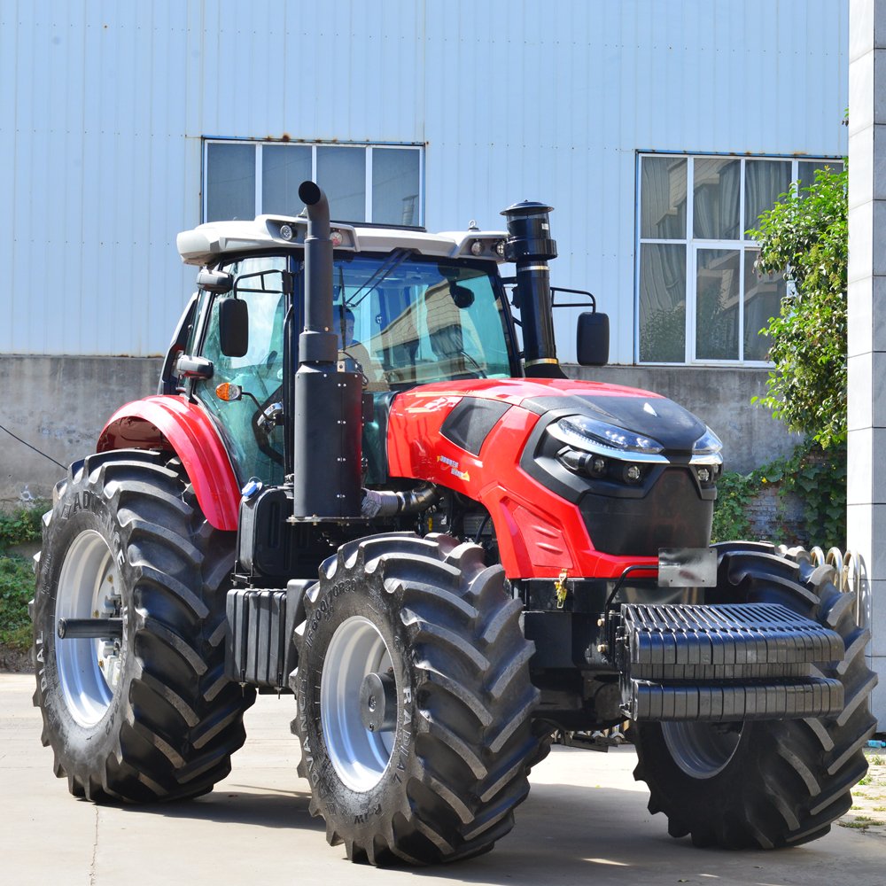 4WD Wheel Tractor 4wd 4X4 Wheel Agricultural Tractor 4WD Farml Front End Bucket Turbo diesel Engine Farm Agricultural Tractor