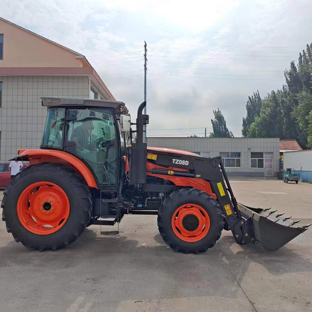 2025 New Style 1204 AC Cabin 6 Cylinder Diesel Engine Large 120HP 4x4 Farm Tractor Wheel Tractor for Sale