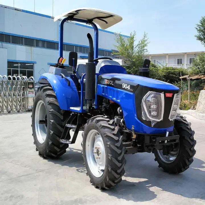Farm Wheel Tractor 4WD 90HP Diesel Engine Lawn Agriculture Tractors