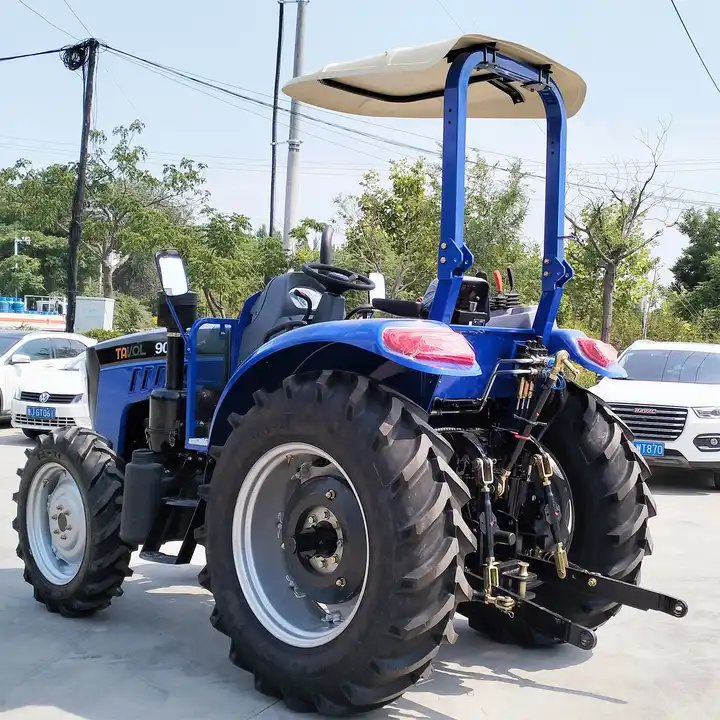 Farm Wheel Tractor 4WD 90HP Diesel Engine Lawn Agriculture Tractors