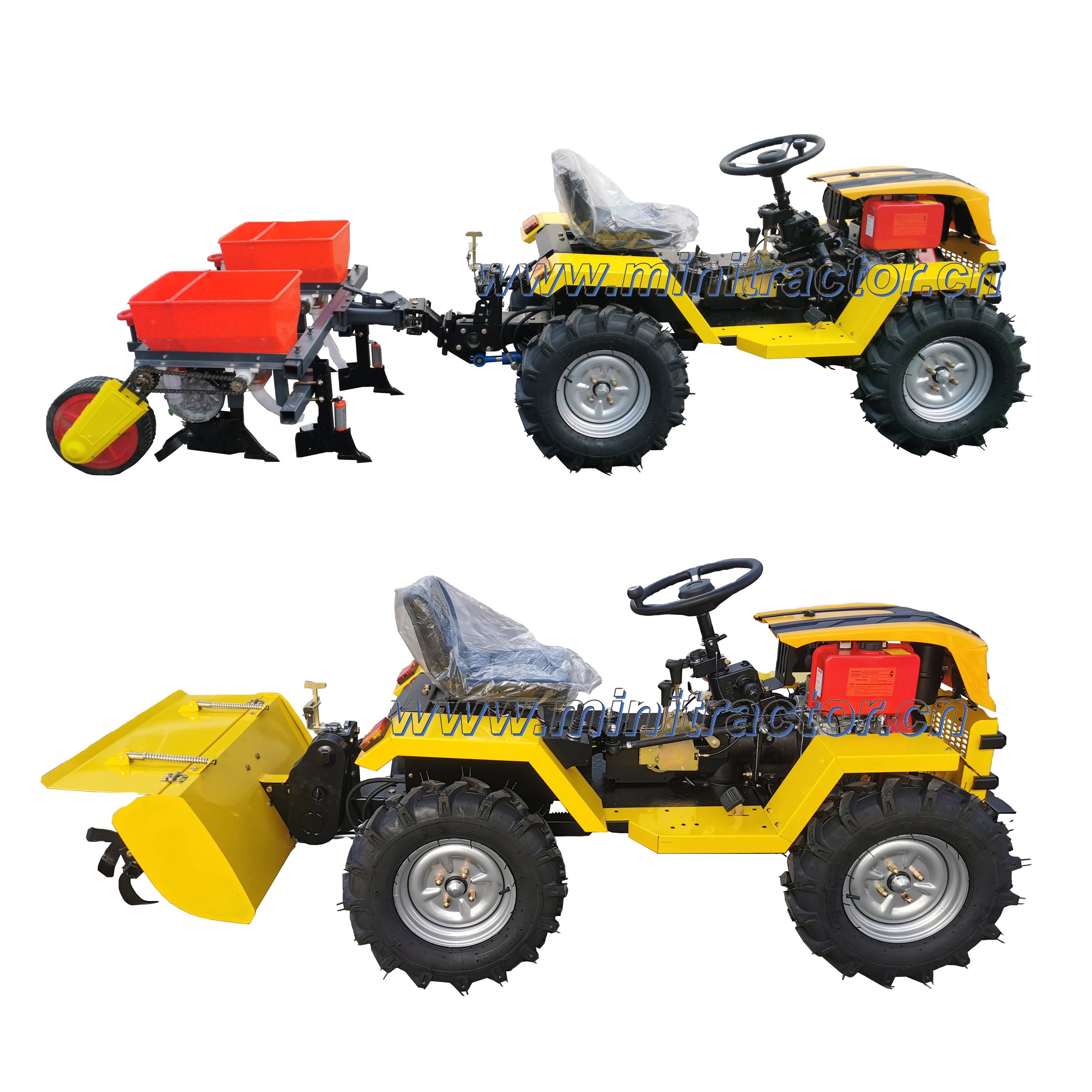 Multifunction Traktor Agricola Farming Agricultural Small Compact Tractors Mini 4x4 Farm Agricol Tractor 4wd Tractor