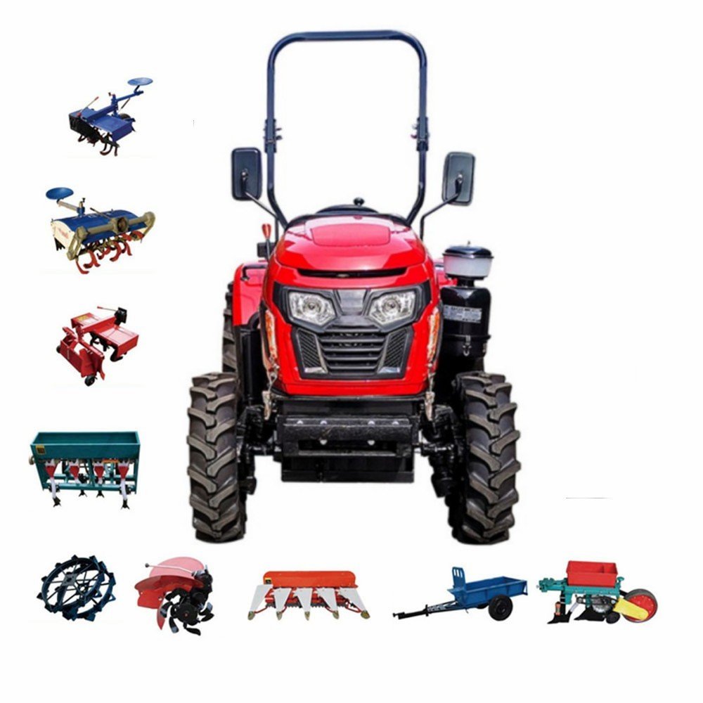 Luyu Hot Sale Multi Functional Farmar Little 80HP Trucktor Multipurpose Tractors Mini New Models Agricultural Machine