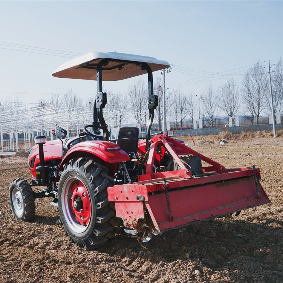 Luyu Hot Sale Multi Functional Farmar Little 80HP Trucktor Multipurpose Tractors Mini New Models Agricultural Machine