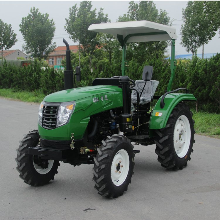 4x4 40hp Sunshade Farm Agricultural Tractor diesel Engine Traktor Hydraulic System Trator