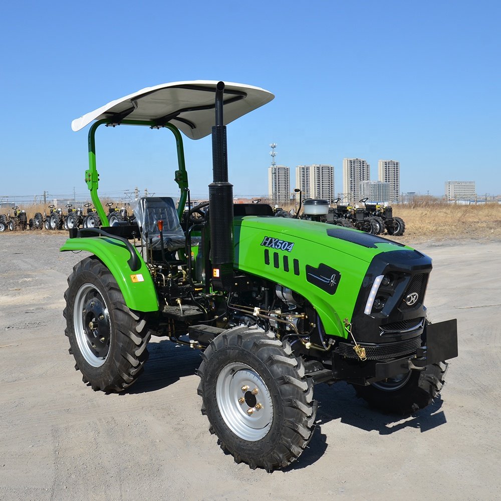 4x4 40hp Sunshade Farm Agricultural Tractor diesel Engine Traktor Hydraulic System Trator