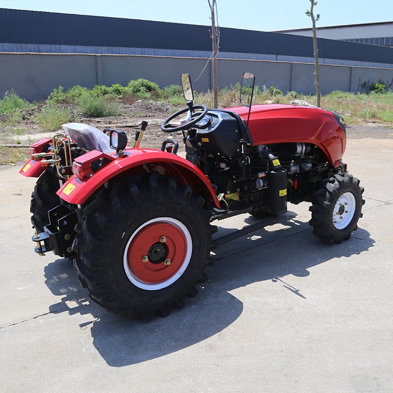 Hot Sale 20HP 30HP China Agricultural Machinery Manufacturer 4WD Small Compact Cheap Wheel Mini Farm Tractor with Backhoe