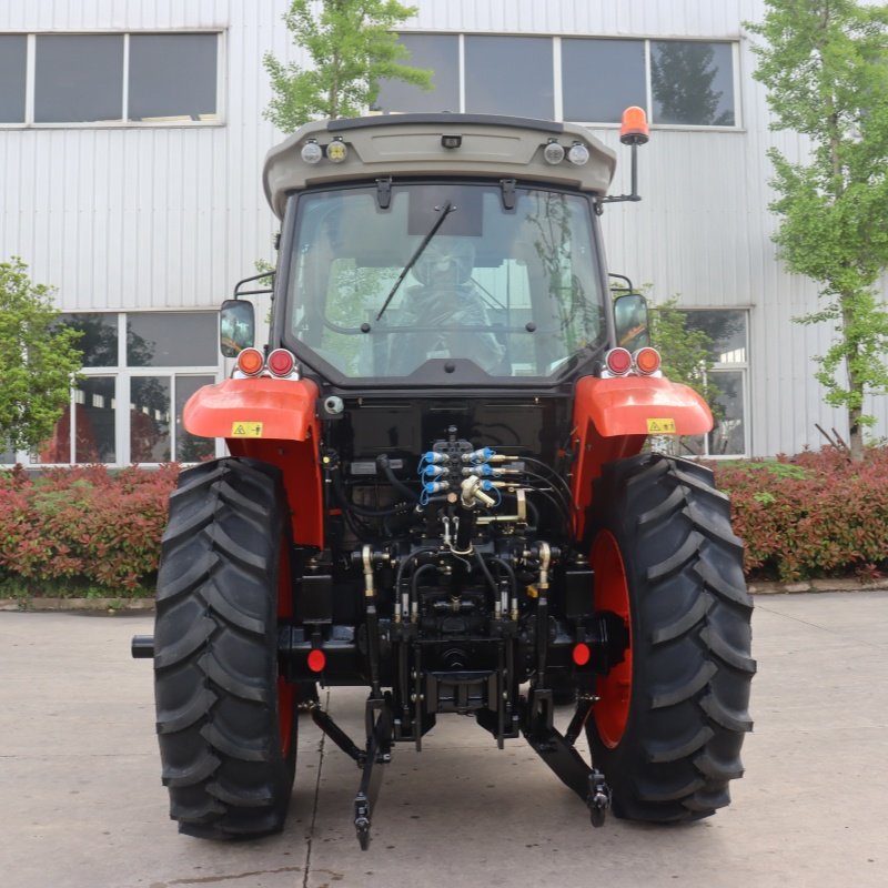 120HP 4WD Wheel Tractors Ready Ship Compact Agricultural Machinery Mini/Large Diesel Tractor