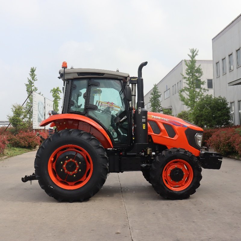 120HP 4WD Wheel Tractors Ready Ship Compact Agricultural Machinery Mini/Large Diesel Tractor