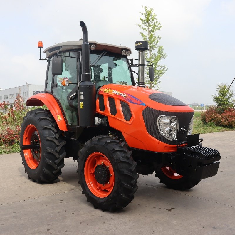 120HP 4WD Wheel Tractors Ready Ship Compact Agricultural Machinery Mini/Large Diesel Tractor
