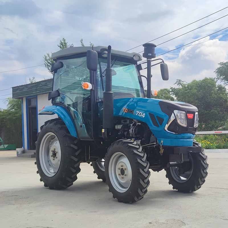 70HP 70CV 4WD Cheap Price Farm Machinery Cabin Farm Tractor