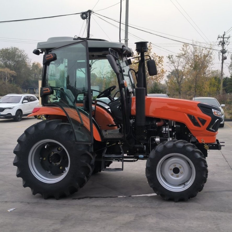 70HP 70CV 4WD Cheap Price Farm Machinery Cabin Farm Tractor